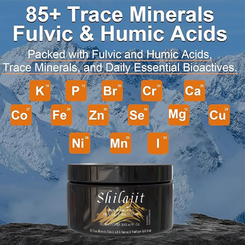 Shilajit Résine Pure – Origine Himalaya
