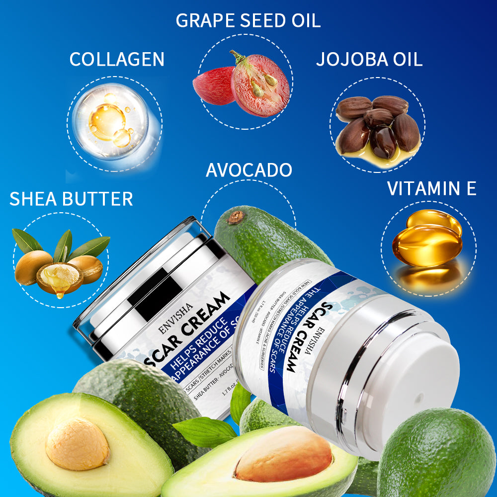 🌿 ENVISHA – Crème Anti-Cicatrices
