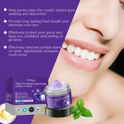 🦷 Poudre Minérale de Restauration Dentaire