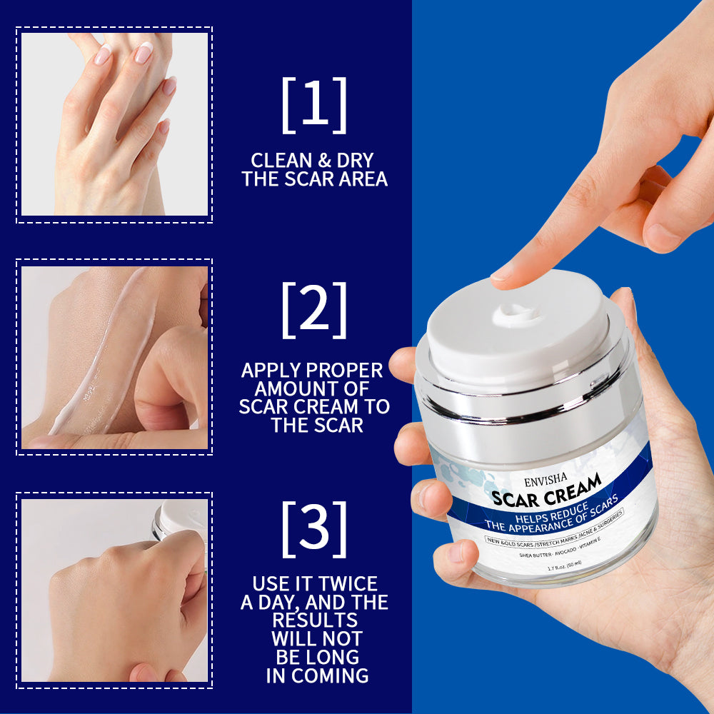 🌿 ENVISHA – Crème Anti-Cicatrices
