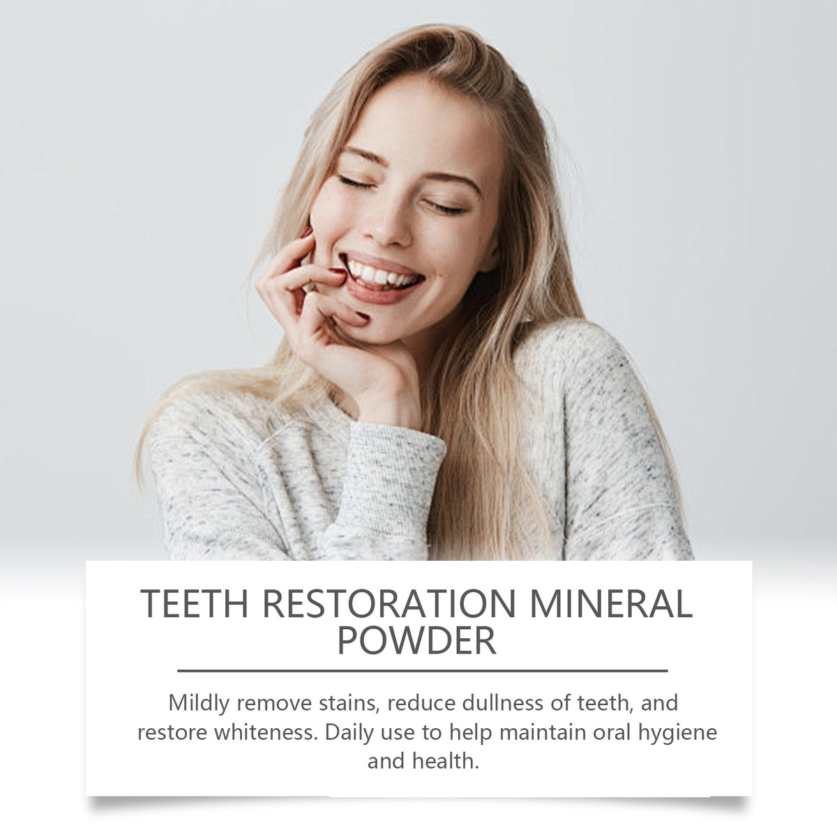 🦷 Poudre Minérale de Restauration Dentaire