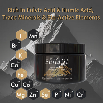 Shilajit Résine Pure – Origine Himalaya