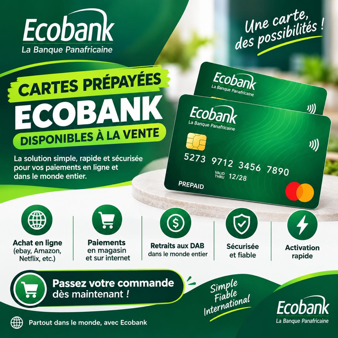 CARTE PRÉPAYÉE ECOBANK